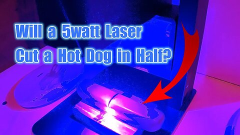 WILL MY LASER CUT A HOTDOG IN HALF???