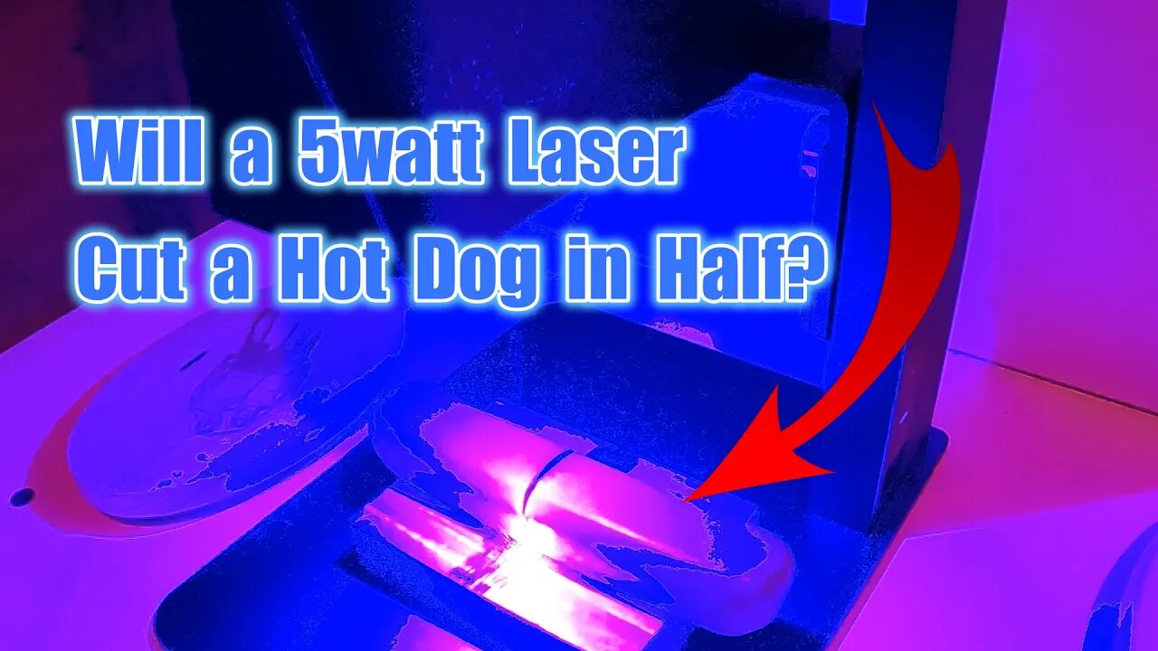 WILL MY LASER CUT A HOTDOG IN HALF???