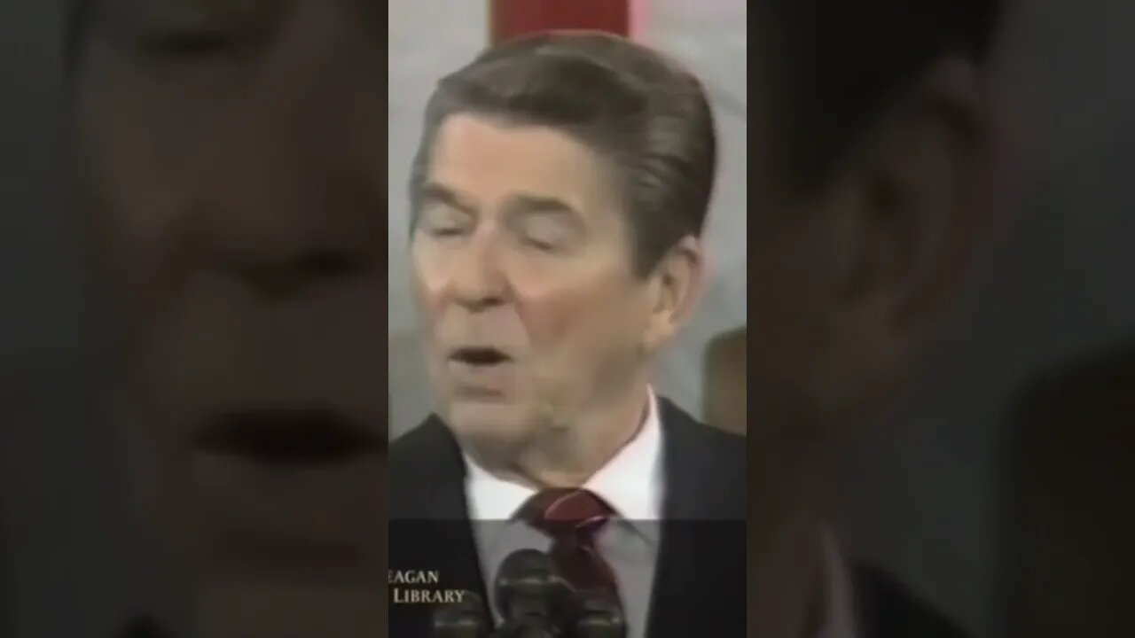 They wouldn’t say that Today!! 👨👩👦😮 Ronald Reagan 1985 * #PITD #Shorts (Linked)