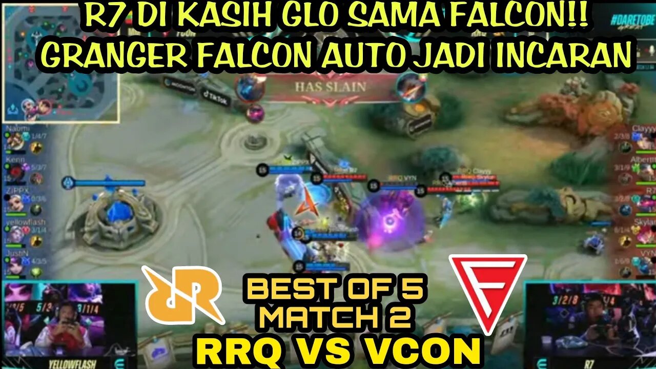 GLO AKHIRNYA DI PICK RRQ | R7 AUTO NARIK SIAPA AJA YANG KENAK!! RRQ VS FALCON M4 - MLBB M4