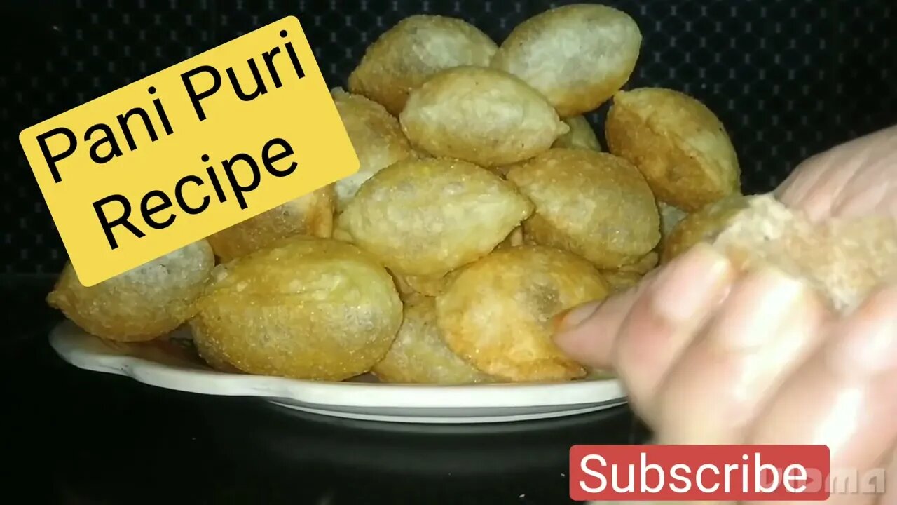 Pani Puri Recipe।Pani Puri Recipe at Home। Golgappe Banane ki Vidhi।