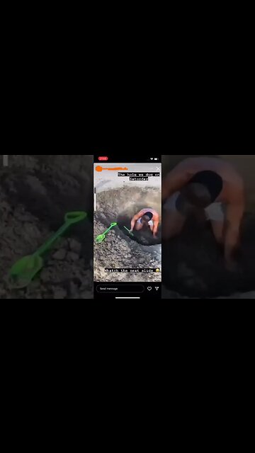 WAIT FOR IT!!!!! THEY DUG A HOLE AT BEACH AND THEN THIS HAPPENED