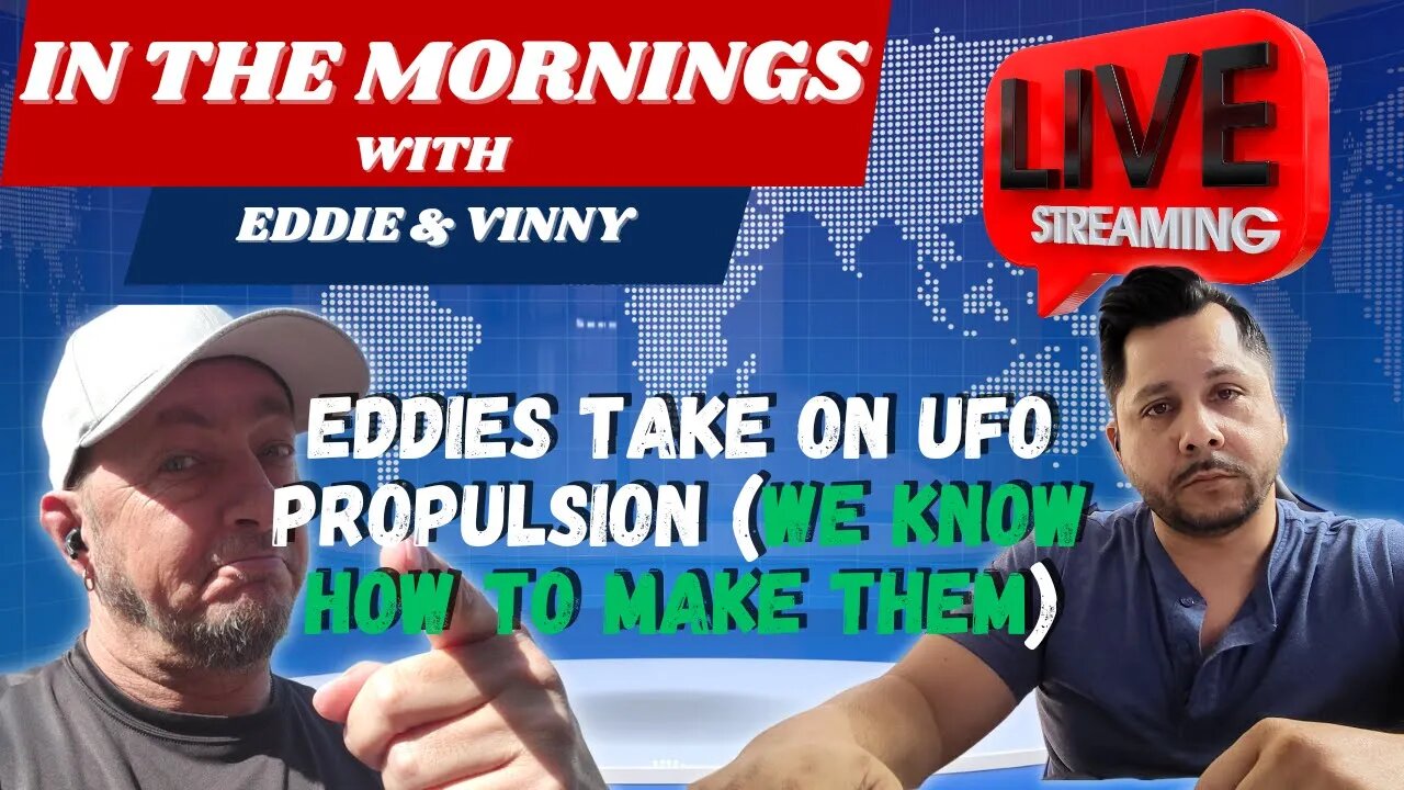 In Morning With Eddie and Vinny | We know how to make our own UFOs