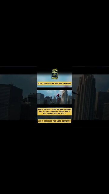 Dose The Amazing Spider Man Have The Best Web Swinging?