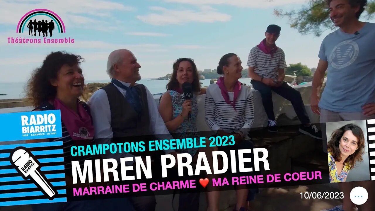 Crampotons ensemble 2023 : Miren Pradier Marraine de charme, ma reine de coeur