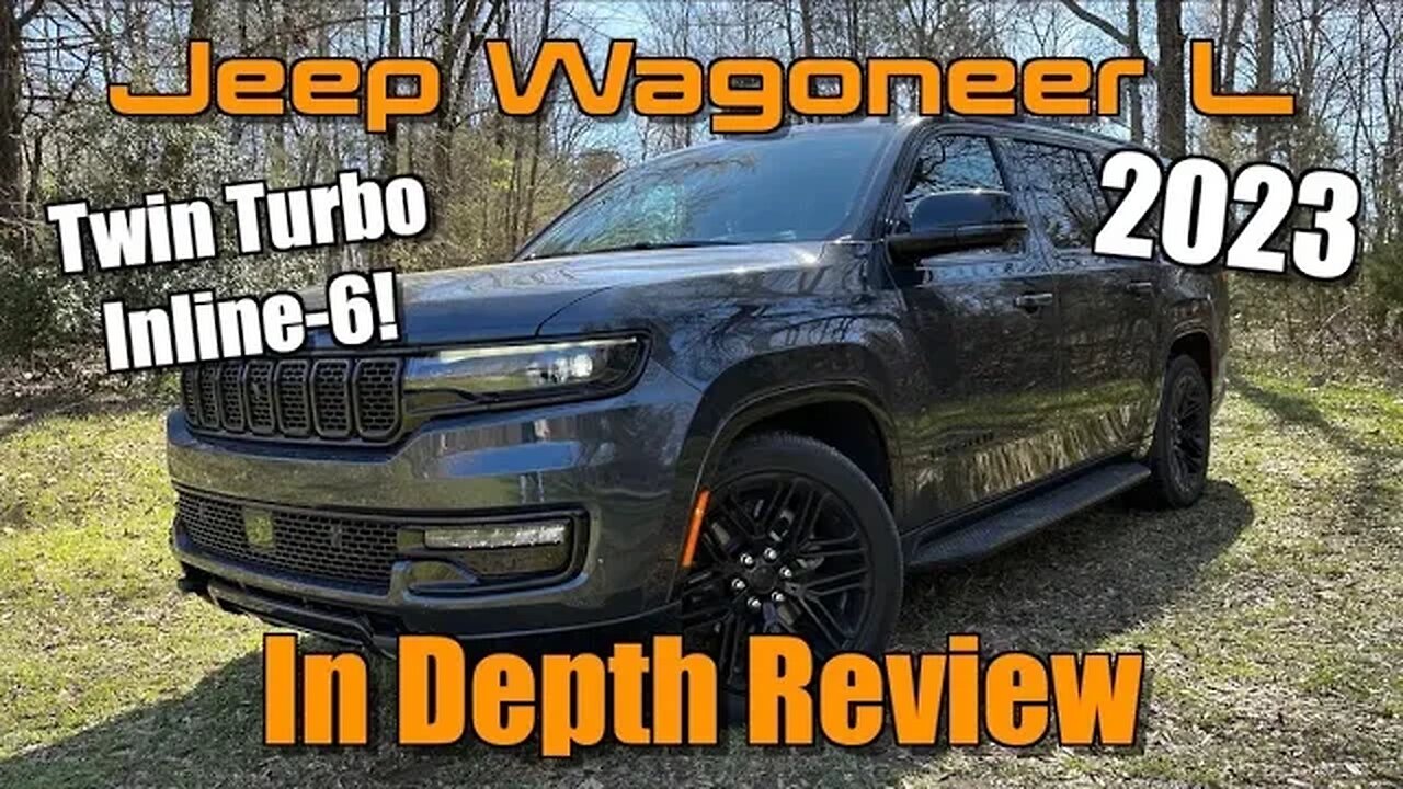 2023 Jeep Wagoneer L Carbide: Start Up, Test Drive & In Depth Review