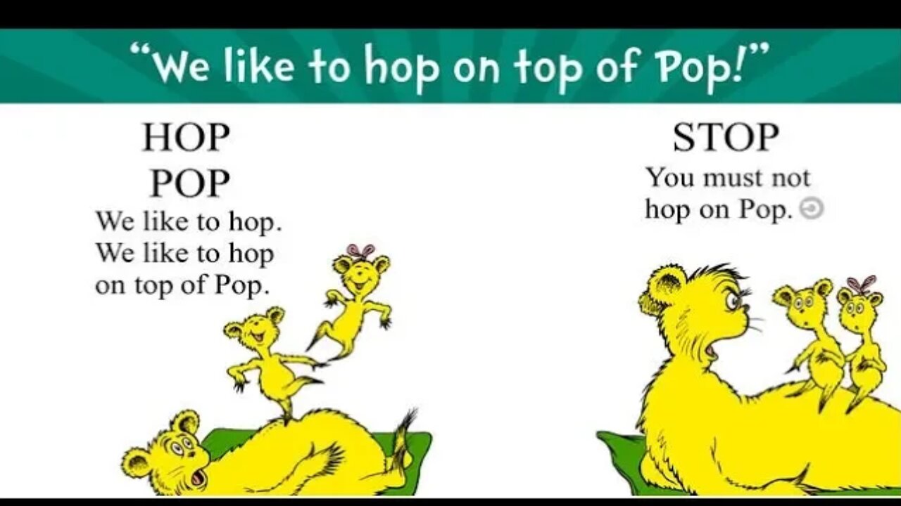 Hop on Pop by Dr. Seuss - Read Aloud