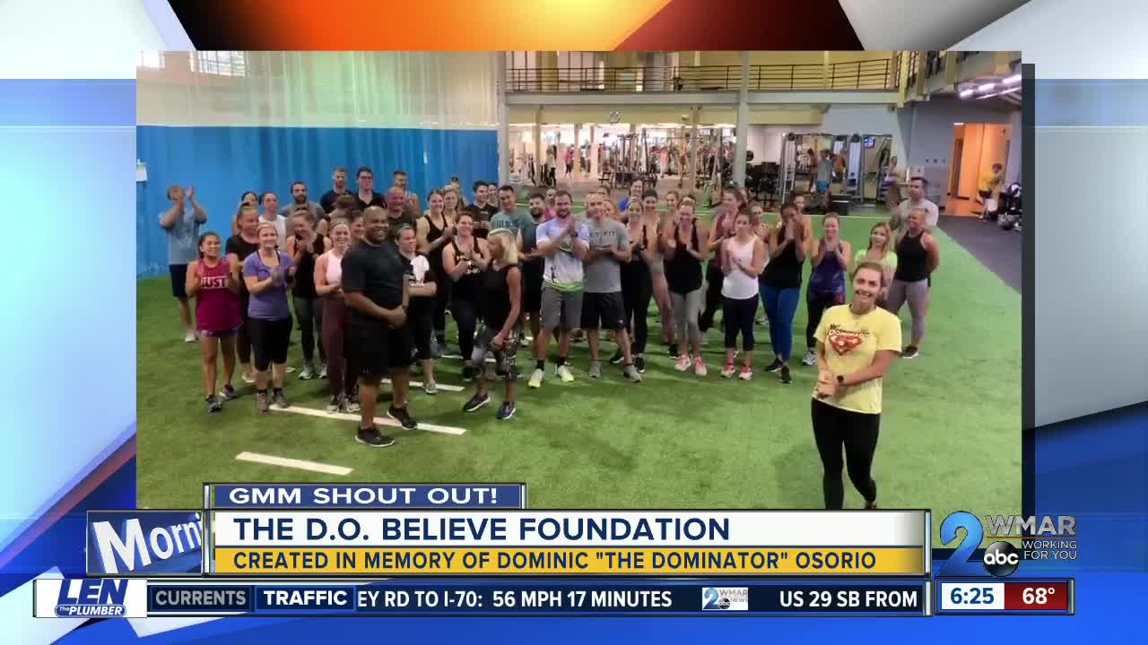 Good morning from the D.O. Believe Foundation!