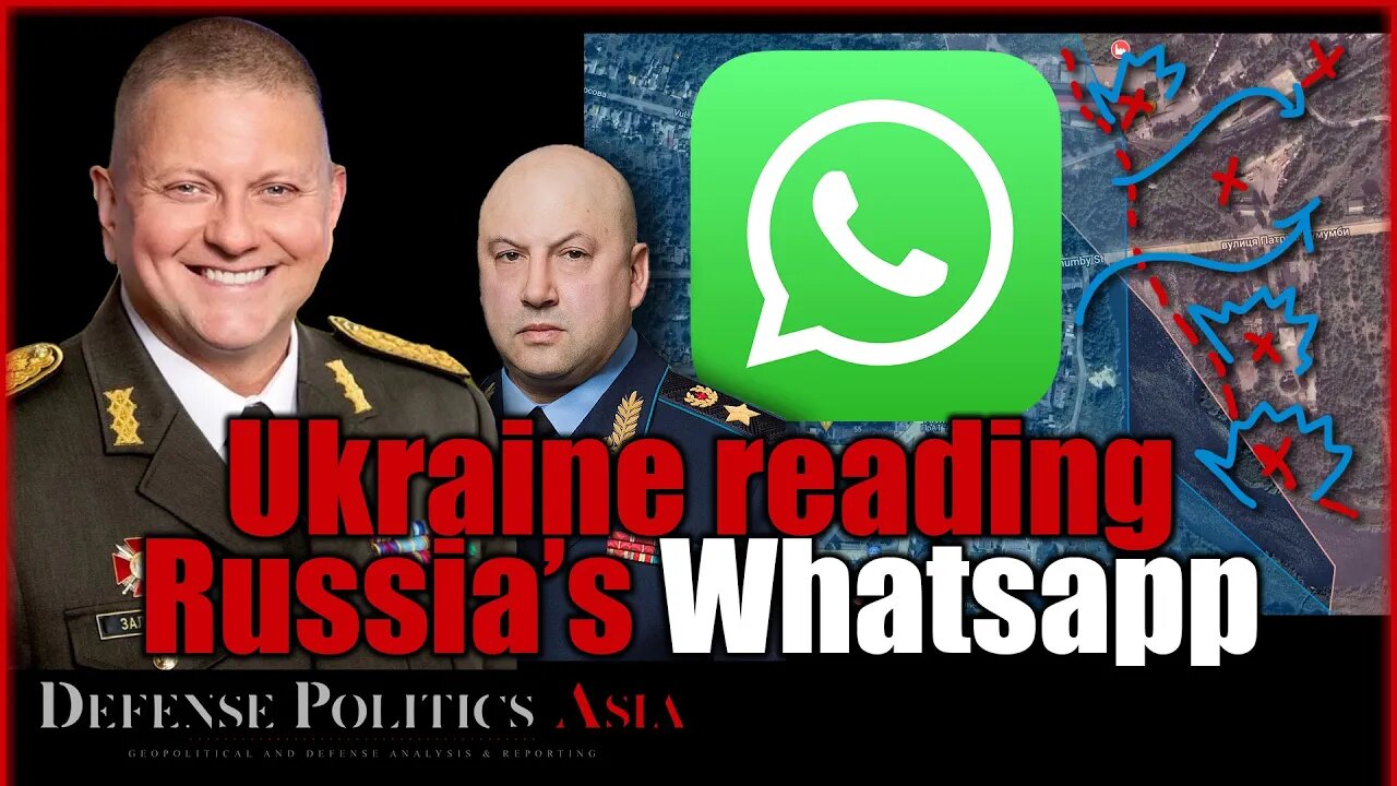 Whatsapp is providing Ukraine w Russia's frontline troops' messages of military reports & intel/info