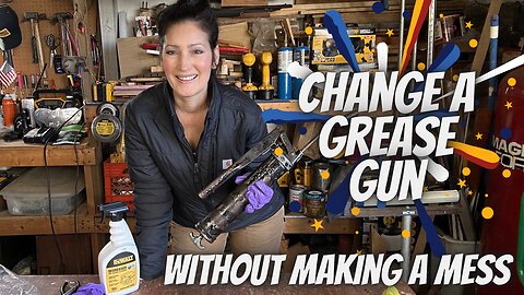 How to CHANGE A GREASE GUN without MAKING A MESS!