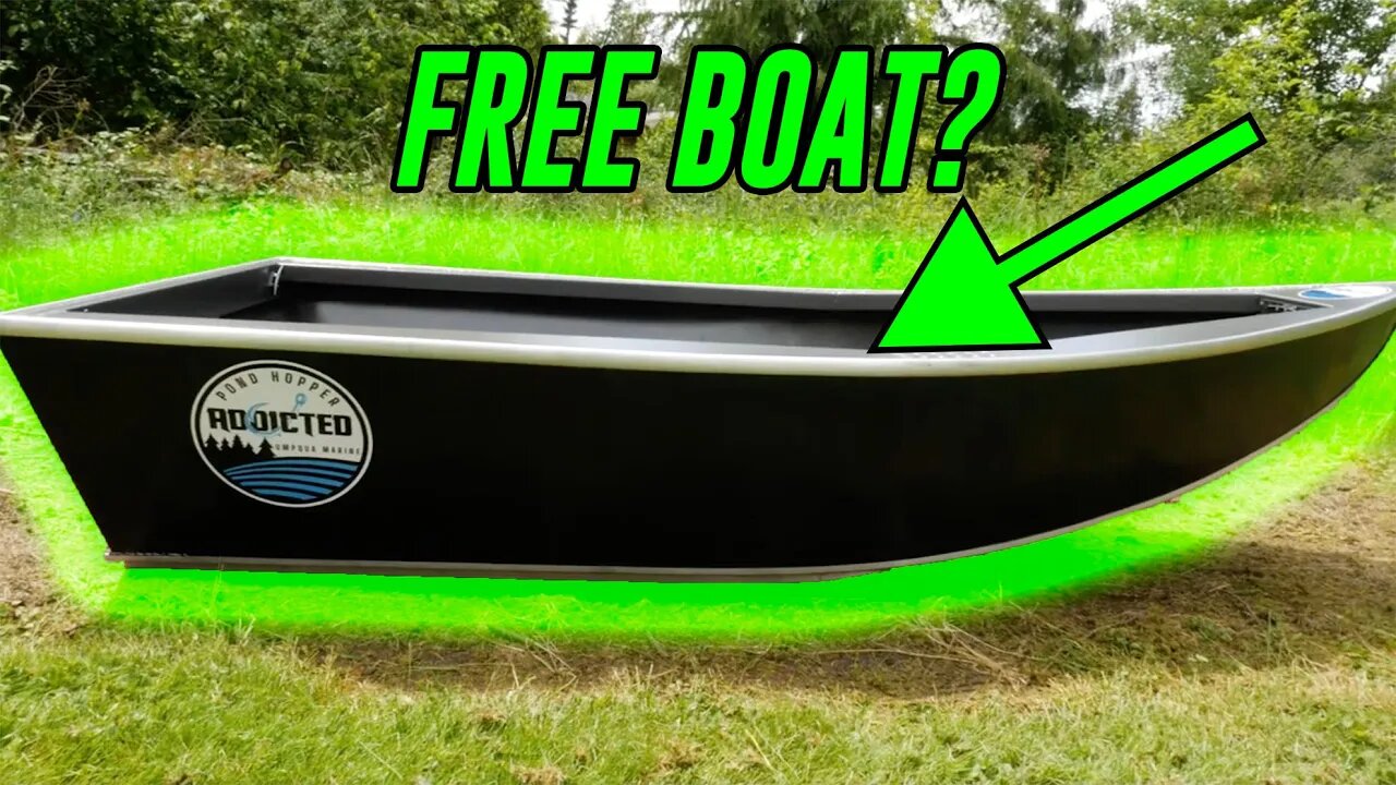 We GAVE Away A FISHING BOAT For FREE!!