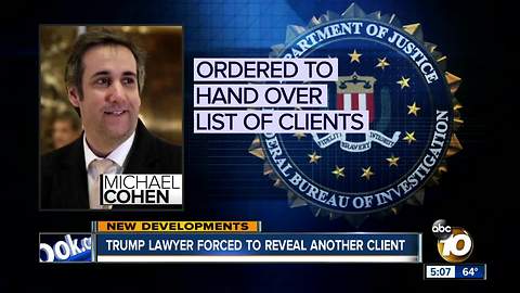 Trump lawyer forced to reveal another client