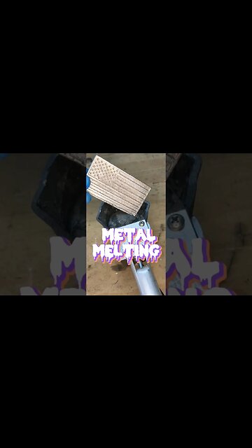 Watch Metal Melting in real time 😮 #shortsfeed #shorts #melting