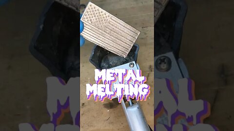 Watch Metal Melting in real time 😮 #shortsfeed #shorts #melting