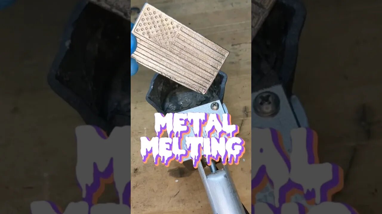Watch Metal Melting in real time 😮 #shortsfeed #shorts #melting