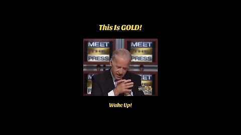 Gee where’s this Joe been? Doesn’t look or sound like the sane one today! Hmmmm