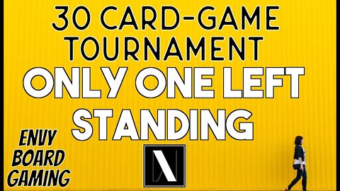 30 Card Games - Tournament Format!