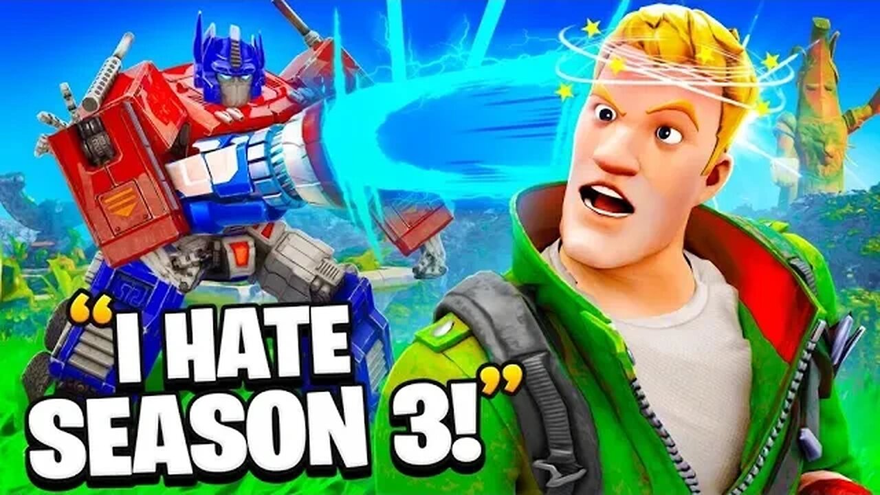 I Trolled Him in Fortnite Season 3! (Optimus Prime)