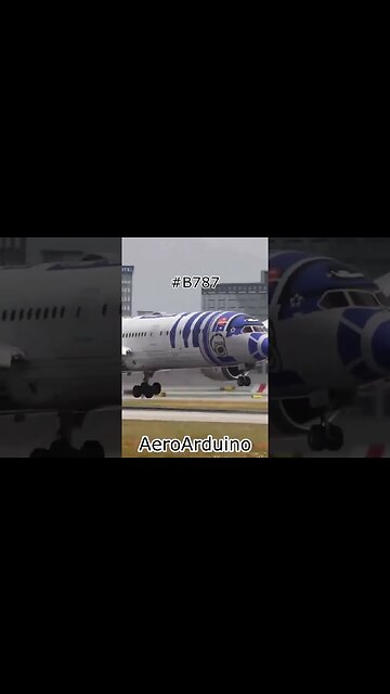 Crazy #B787 StarWars #Landing #Aviation #Flying #AeroArduino