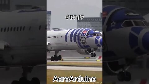 Crazy #B787 StarWars #Landing #Aviation #Flying #AeroArduino