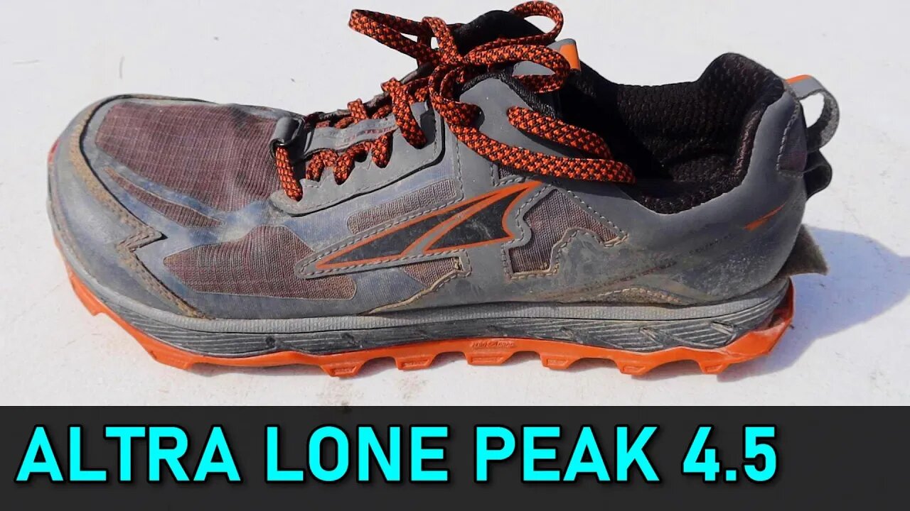 Altra Lone Peak 4.5 | BEST or WORST Backpacking and Trail Running Shoe? | Initial Impressions