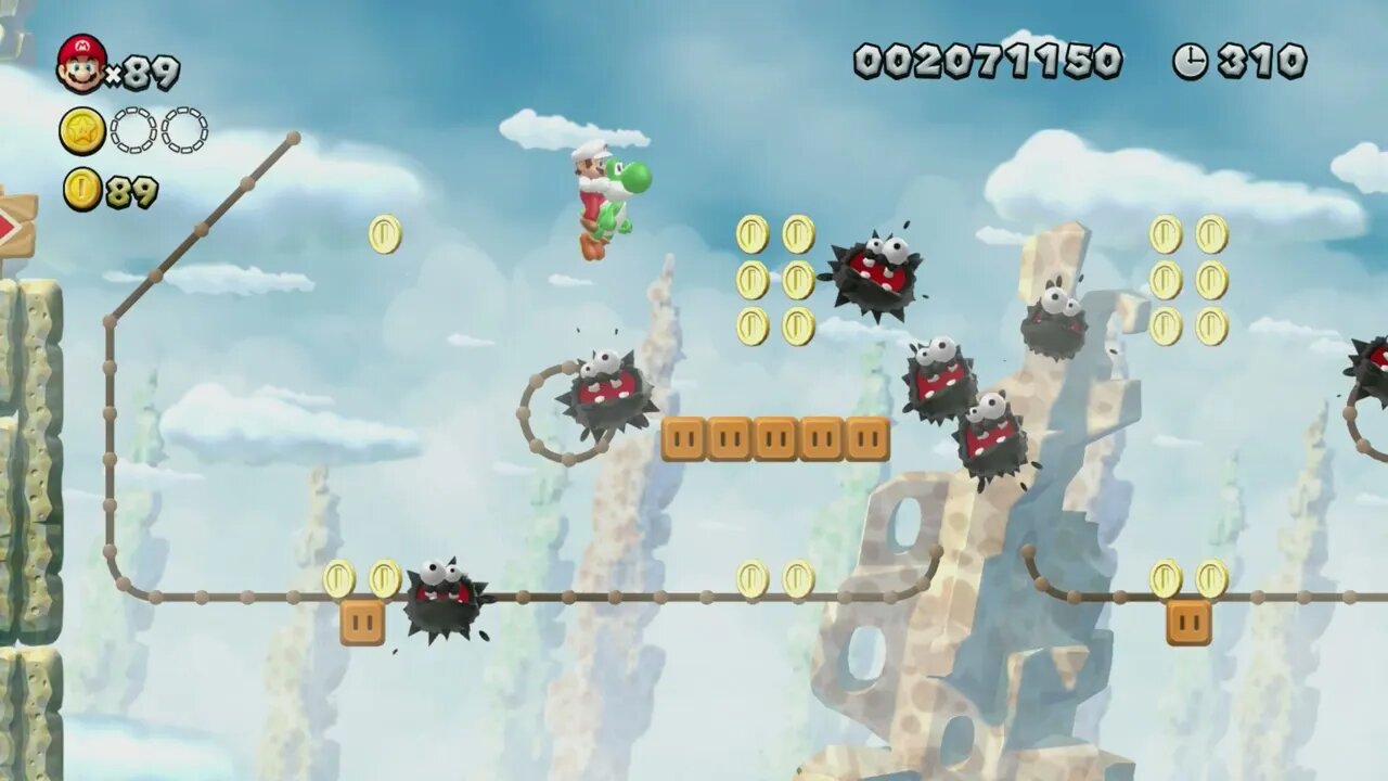 Fuzzy Clifftop - New Super Mario Bros. U Deluxe (Rock Candy Mines)