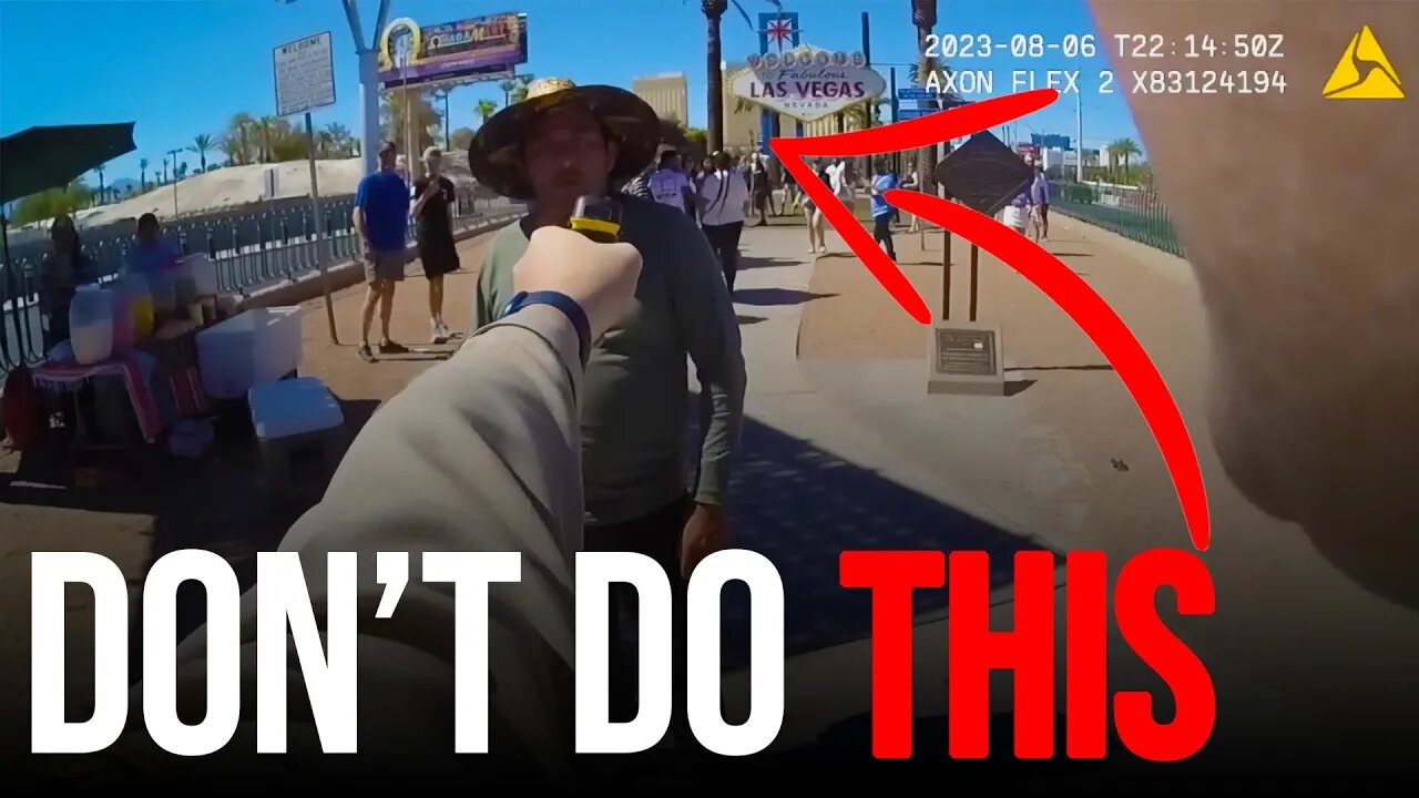 How to get TAZED by the Police in Vegas... Is this the new normal on the Strip?