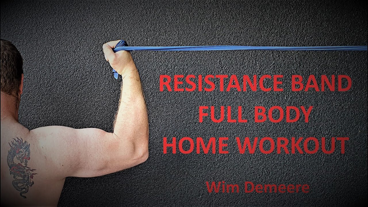 Resistance Band Full Body Home Workout Instructional Video