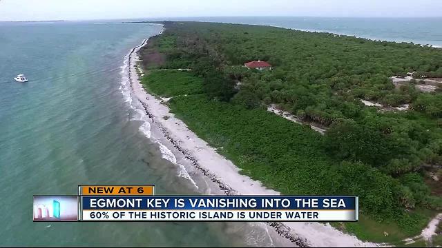 Egmont Key is vanishing into the sea