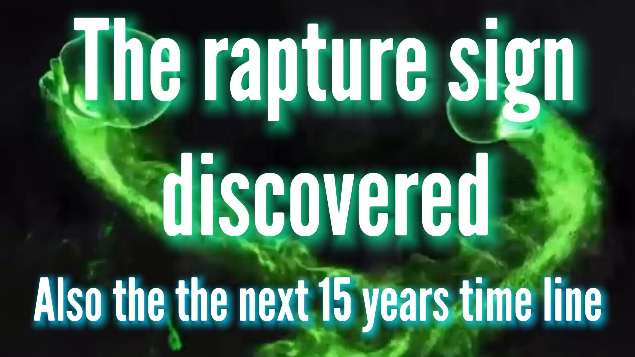 The rapture sign discovered