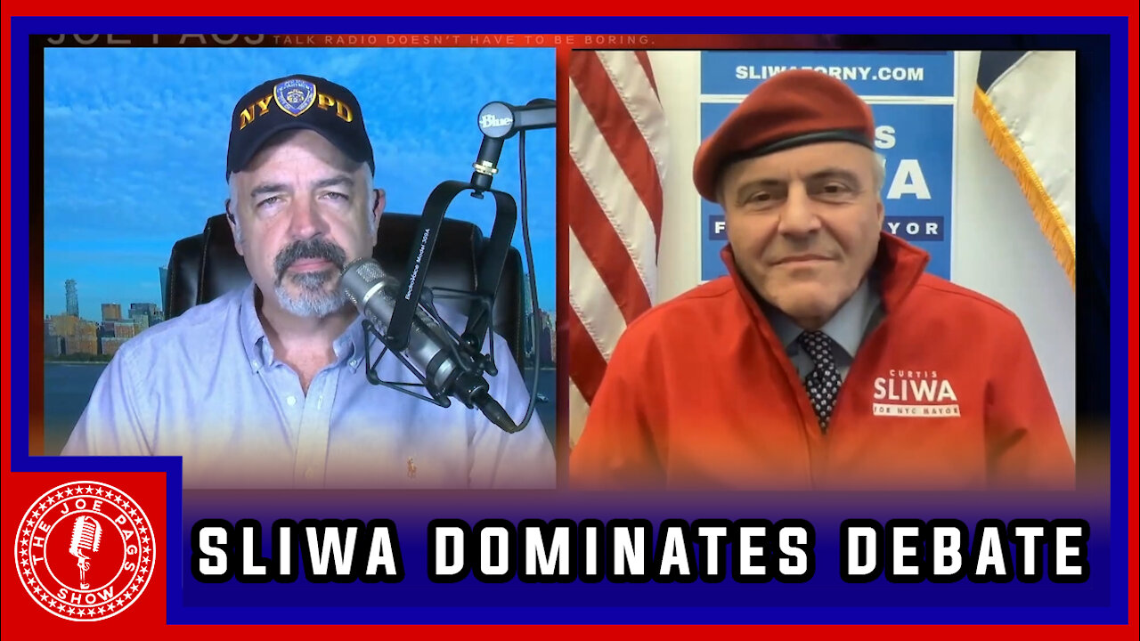 New York Mayoral Candidate Curtis Sliwa Talks Debate Between Him and Eric Adams