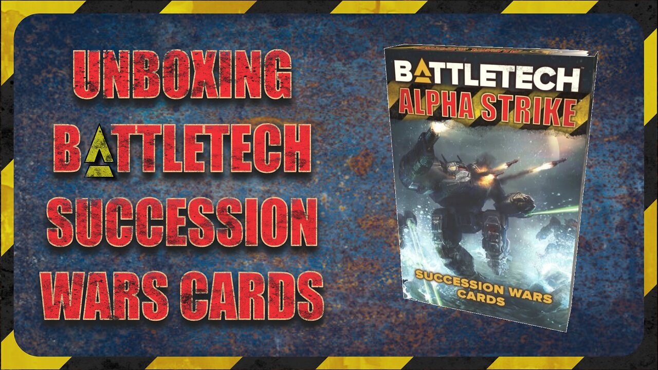 Unboxing Battletech Succession Wars Card Pack : TTM Ep005