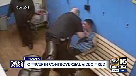 Phoenix police fire officer who slapped handcuffed suspect