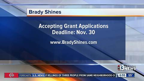 Brady Shines accepting grant applications from local nonprofits