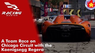 A Team Race on Chicago Circuit with the Koenigsegg Regera | Racing Master