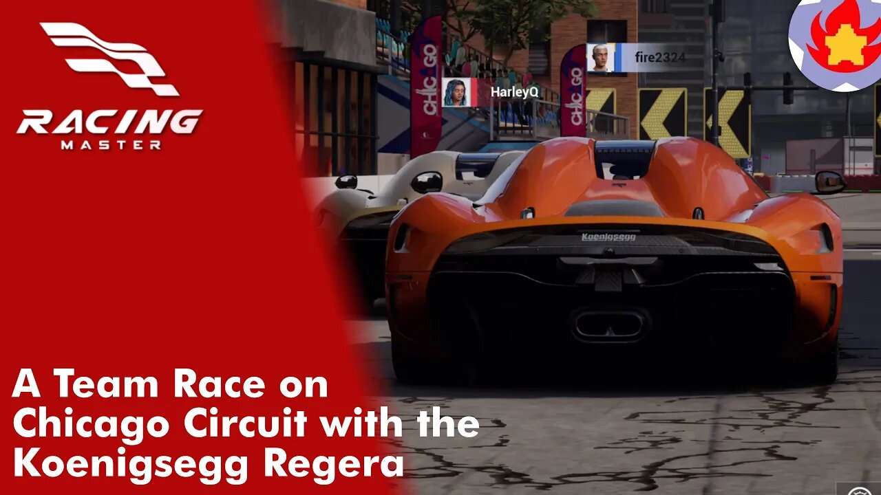 A Team Race on Chicago Circuit with the Koenigsegg Regera | Racing Master