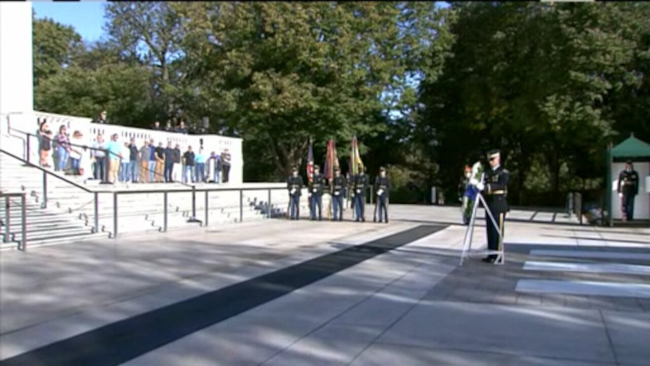 Army Honor Wreath Ceremony at the Tomb of the Unknown Soldier