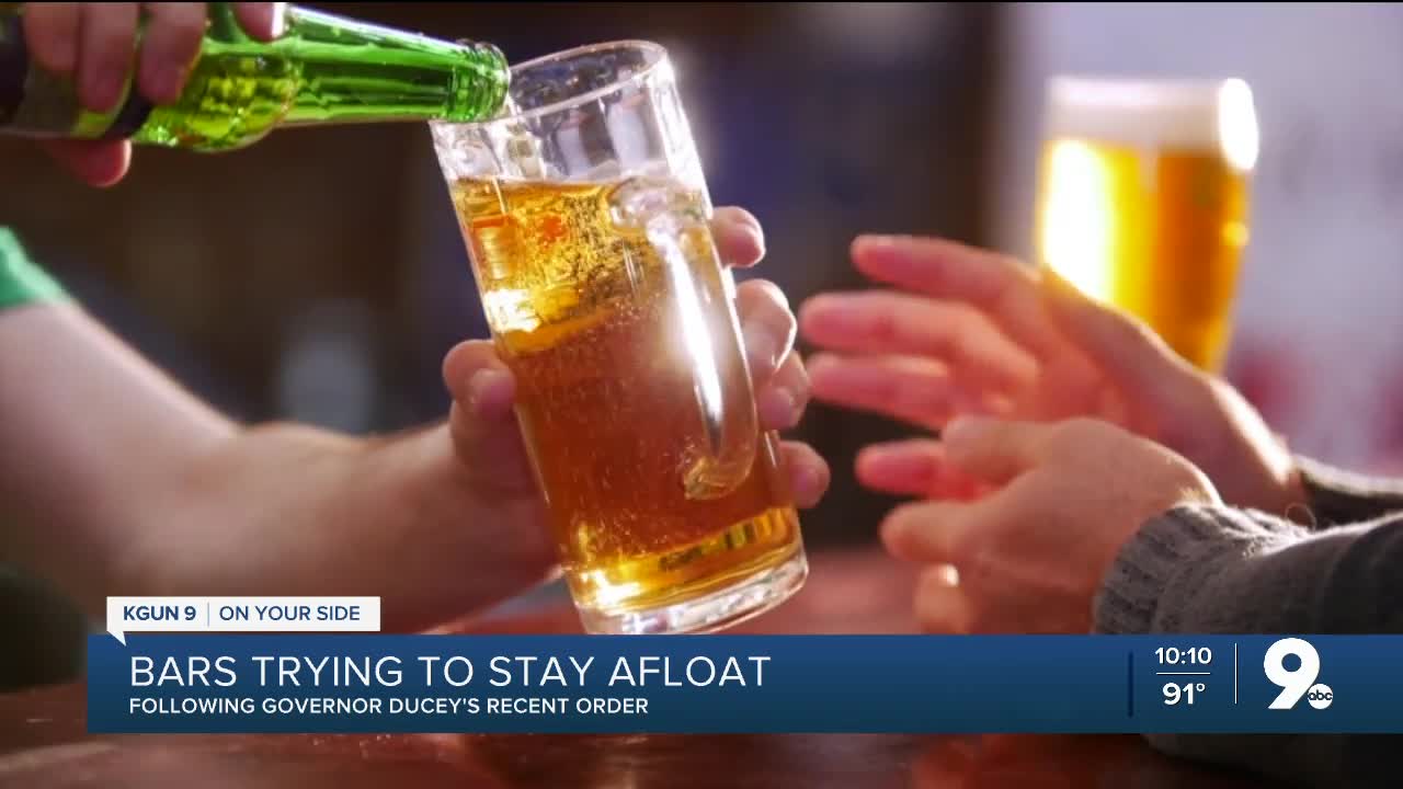 Bars try to stay afloat following Gov. Ducey's executive order