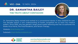 Dr. Samantha Bailey - The Truth About Contagion