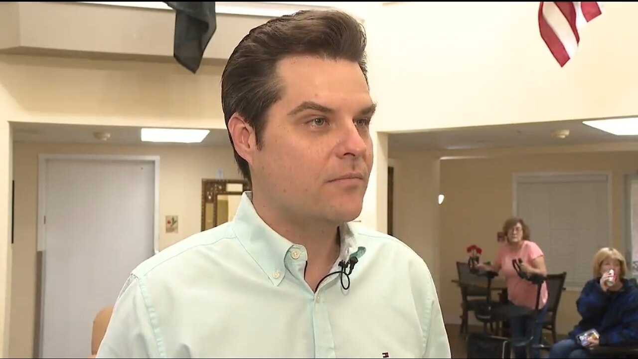 Rep Matt Gaetz Shuts Down Reporter With One Word