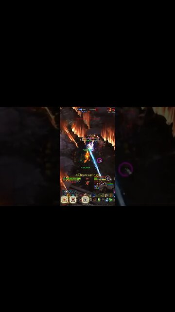 Caught in the fire. World of Warcraft. #shorts