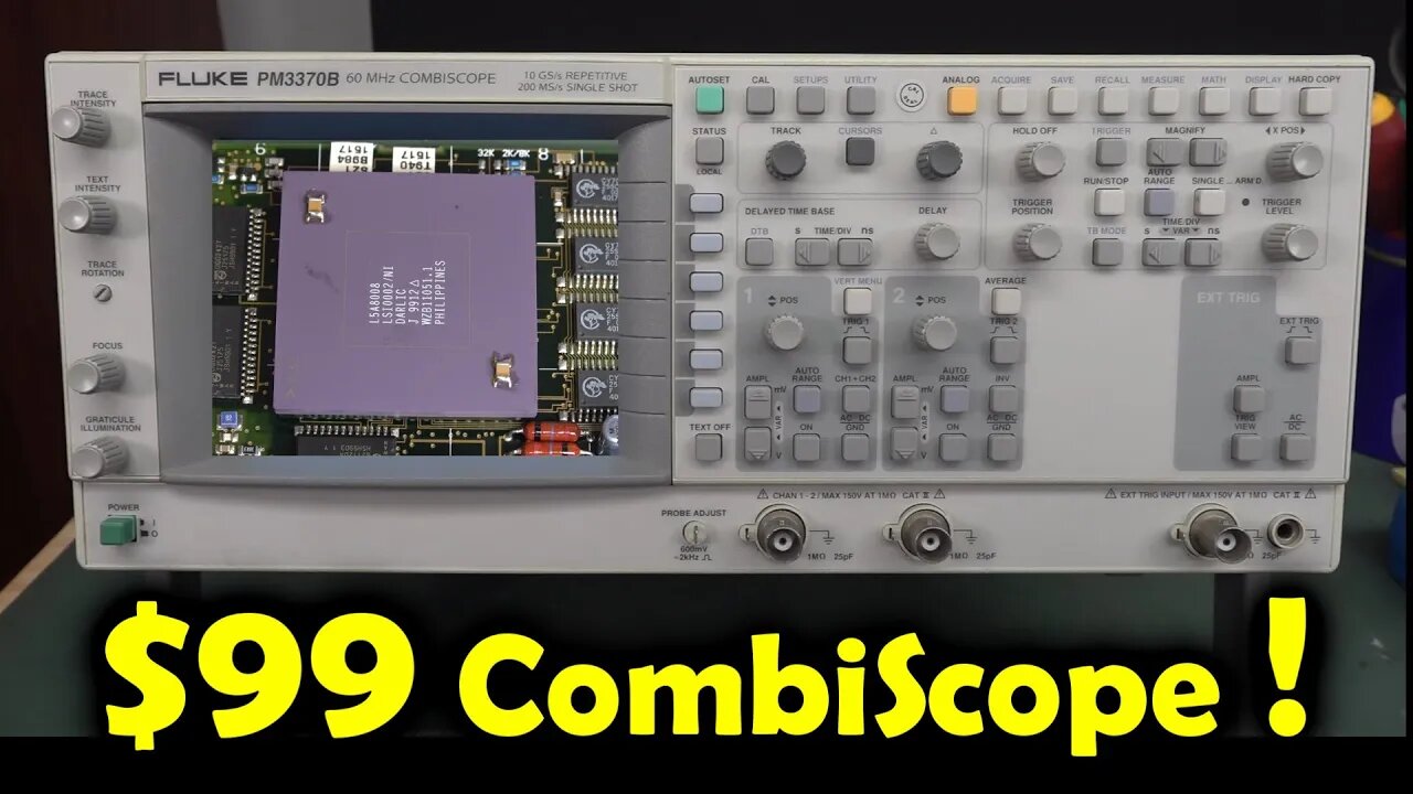 EEVblog 1450- $99 Fluke Combiscope Ebay SCORE!