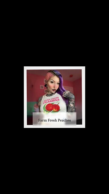 Farm Fresh Peaches - MiamiTeenyWeenyBikini.Com