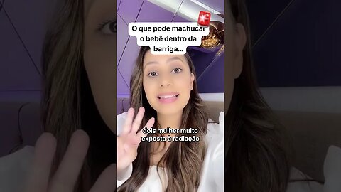 O que pode machucar o bebê dentro da barriga?