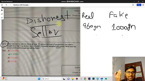 Dishonest Seller SSC CHSL PYQs Mathematics | MEWS #ssc #chsl2023