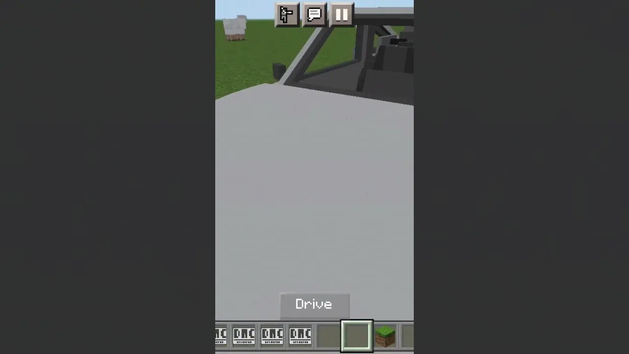 DeLorean in Minecraft! #shorts