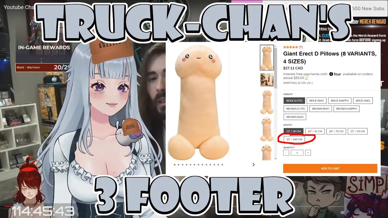 @truckchanvtuber Has A 3 Footer Coming #vtuber #clips