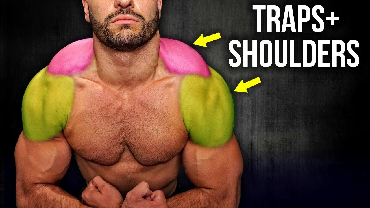 6min Home SHOULDER & TRAPS Workout (DUMBBELLS ONLY!)
