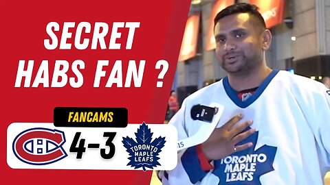 SECRET HABS FAN ? | MTL 4-3 TOR | FANCAM