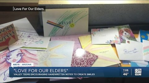 'Love for our Elders' sends letters to seniors in isolation